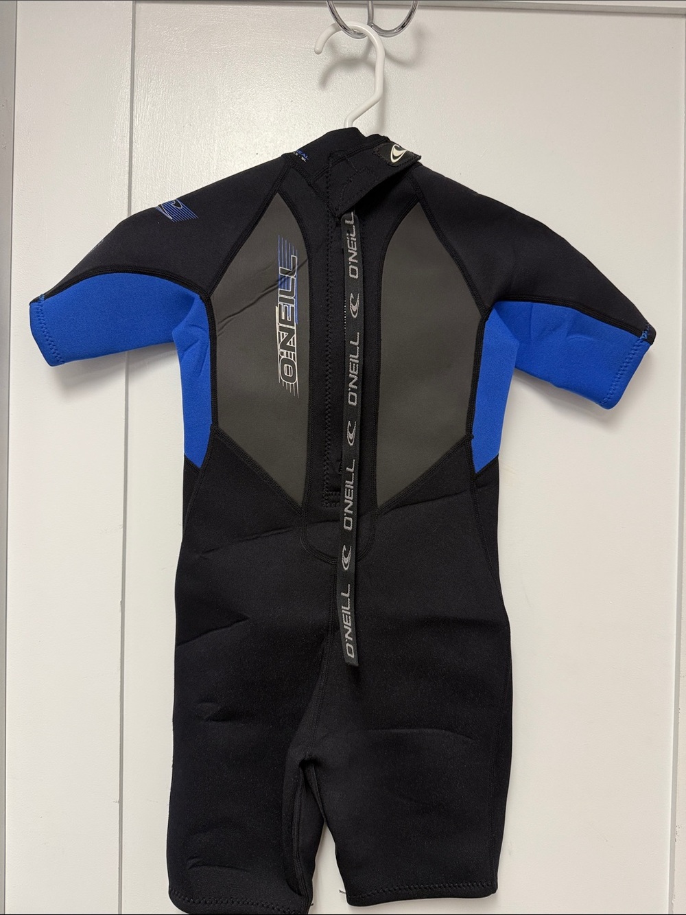 O'Neill Kids Short Sleeve Rashguard Wetsuit Black and Blue